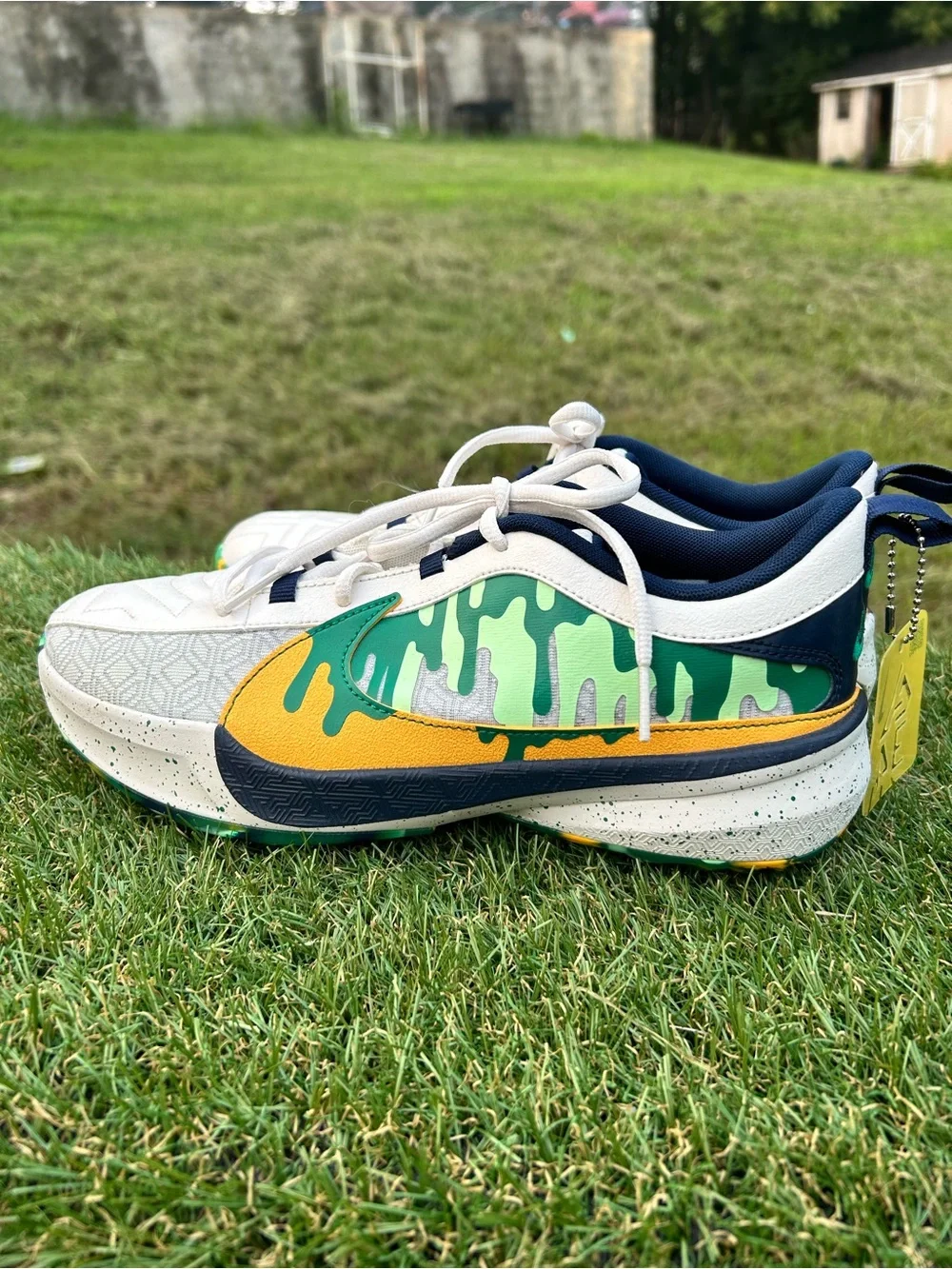 Nike Zoom Freak 5 Welcome to Camp (GS) ,Size 6 1/2,FN4975 001
